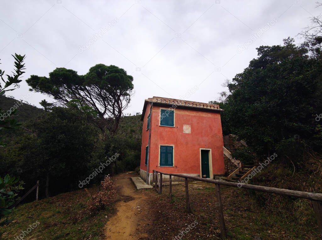 La Casa Dei Doganieri The Coastguard's House from Eugenio Montale greatest Italian poet of the 20th century between Levanto and Monterosso