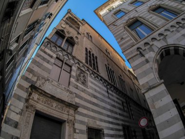 Cenova Aziz Matthew San Matrio 'nun eski tarihi mekan manzarası