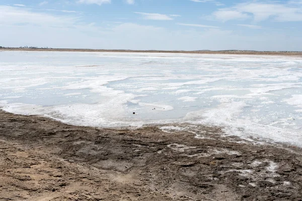 Baja California çölünde deniz tuzu fabrikası Meksika