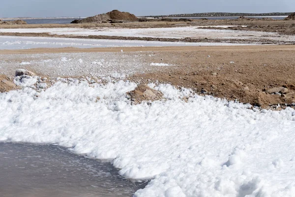 Baja California çölünde deniz tuzu fabrikası Meksika
