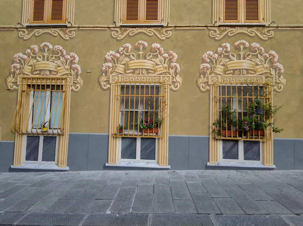 Bogliasco Obrazová Obec Janov Ligurie Itálie Malovaný Dům — Stock fotografie