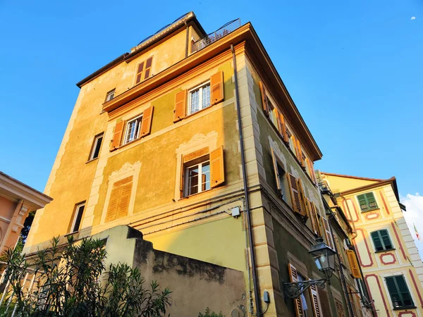 Bogliasco Pintoresco Pueblo Génova Liguria Italia Painted House —  Fotos de Stock