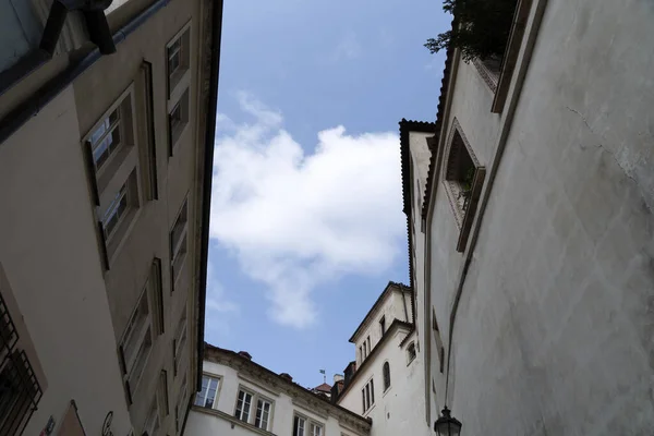 Praga Cidade Velha Edifício Detalhe Close — Fotografia de Stock