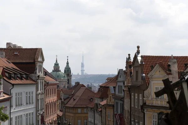 Prag Gamla Stan Byggnad Detalj Närbild — Stockfoto