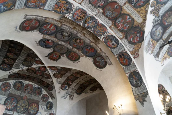 Prague Dome Caste Building Detail Close — Stock Photo, Image