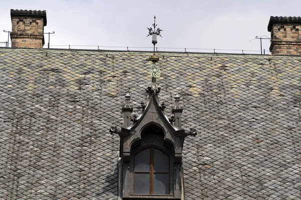 Praga Domo Casta Edificio Detalle Cerca — Foto de Stock