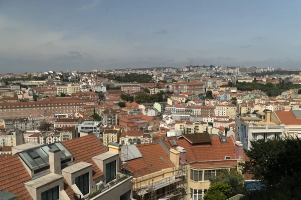 Lisbon Aerial View Panorama Landscape Cityscape — Stock Photo, Image