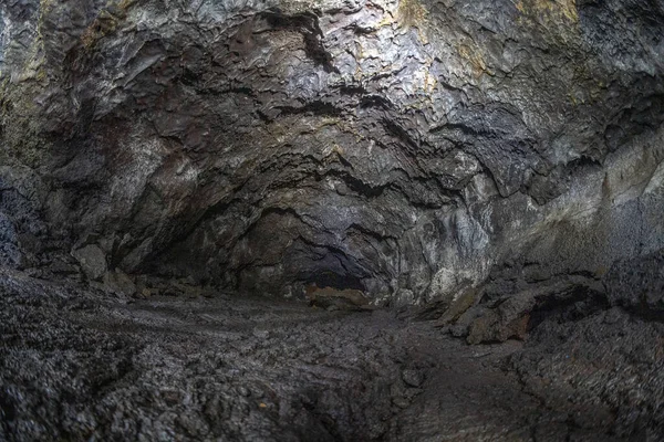 Pico Eiland Gruta Das Torres Lava Tunnels Uitzicht — Stockfoto