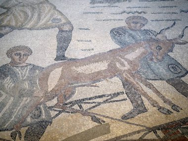 Antik Roma Mozaiği Villa del Casale, Sicilya, İtalya