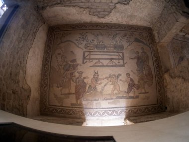 Antik Roma Mozaiği Villa del Casale, Sicilya, İtalya