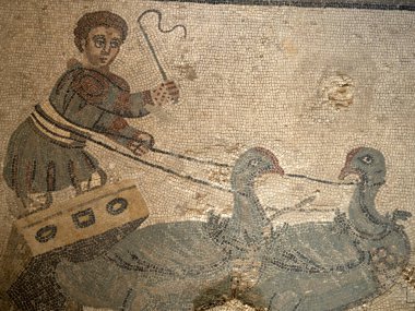 Antik Roma Mozaiği Villa del Casale, Sicilya, İtalya