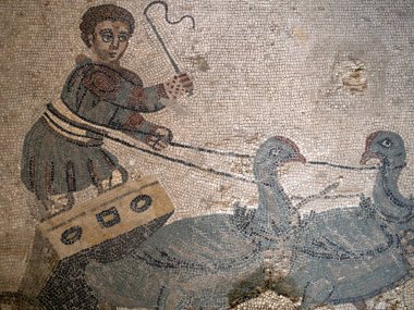 Antik Roma Mozaiği Villa del Casale, Sicilya, İtalya