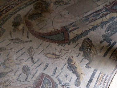 Antik Roma Mozaiği Villa del Casale, Sicilya, İtalya