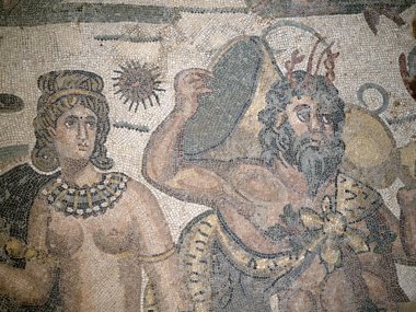 Antik Roma Mozaiği Villa del Casale, Sicilya, İtalya