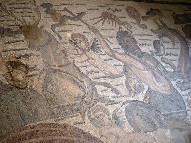 Antik Roma Mozaiği Villa del Casale, Sicilya, İtalya