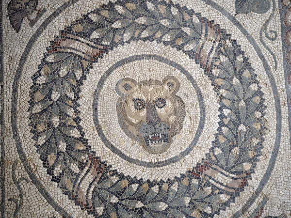 Ancient Roman Mosaic Villa Del Casale Sicily Italy — Stock Photo, Image