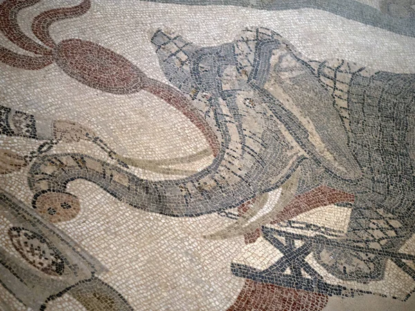 Ancient Roman Mosaic Villa Del Casale Sicily Italy — Stock Photo, Image
