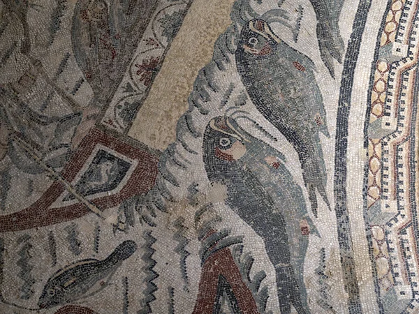 Antigo Mosaico Romano Villa Del Casale Sicília Itália — Fotografia de Stock