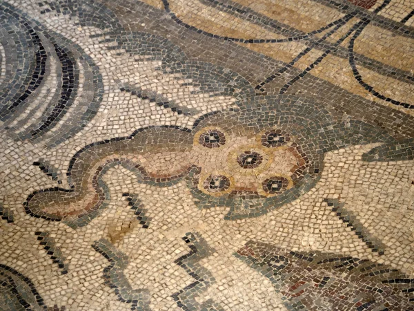 Gamle Romerske Mosaik Villa Del Casale Sicilien Italien - Stock-foto