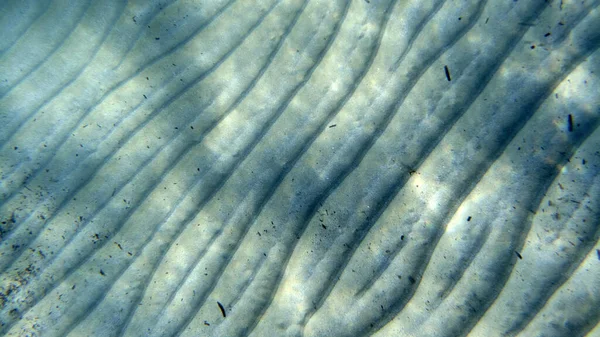 Дно Песка Водой Время Подводного Плавания Бирюзовой Лагуне — стоковое фото