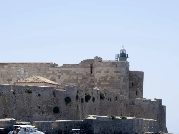 Castillo Maniace Ortigia Siracusa Sicilia —  Fotos de Stock