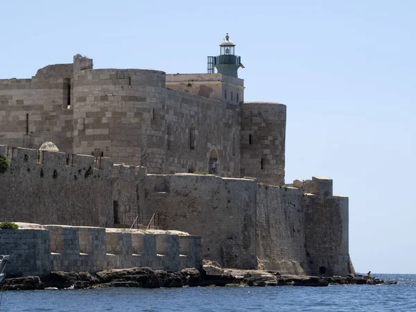 Castillo Maniace Ortigia Siracusa Sicilia —  Fotos de Stock