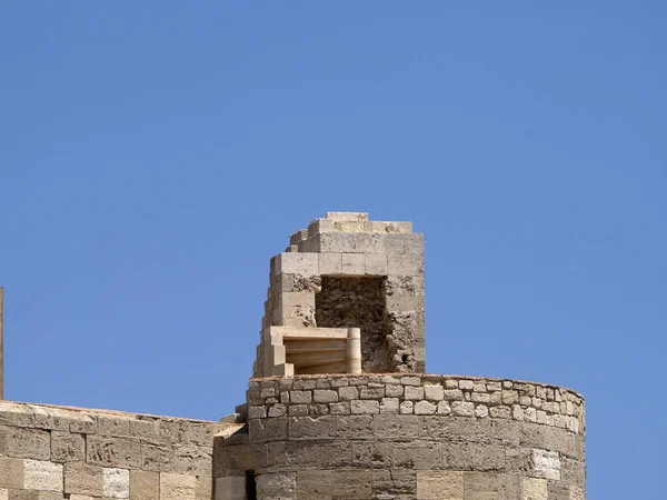 Archimedes Spiegelhouder Ortigia Maniace Kasteel Sicilië Gebruikt Schip Verbranden Met — Stockfoto