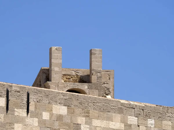 Archimedes Espejo Titular Ortigia Maniace Castillo Sicilia Utilizado Para Quemar —  Fotos de Stock