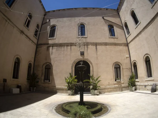 Историческая Деревня Стиле Барокко Палаццоло Аксель Сицили — стоковое фото