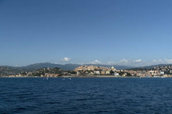 Imperia Vista Sulla Città Dal Mare — Foto Stock