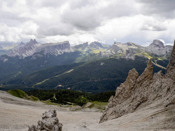 Tofane Dolomitler Dağlar Panorama Manzarası — Stok fotoğraf