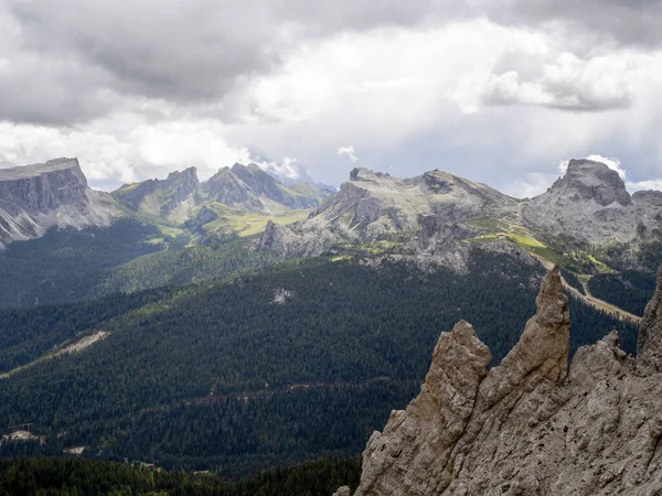 Tofane Dolomitler Dağlar Panorama Manzarası — Stok fotoğraf