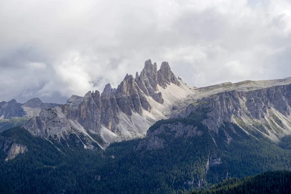 Dolomite Dağları Tofane Den Panorama Manzarası — Stok fotoğraf