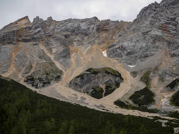 Fanes Dolomiti Montagne Panorama Paesaggio — Foto Stock