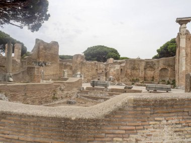 Eski Ostia arkeolojik kalıntıları