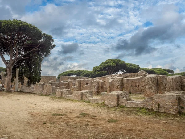 Eski Ostia Arkeolojik Kalıntıları — Stok fotoğraf