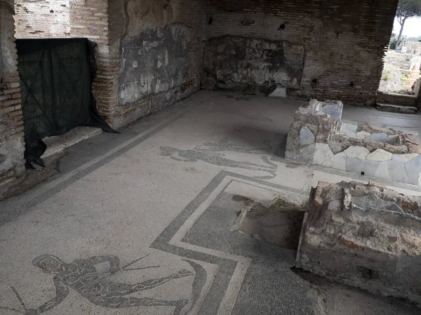 Eski Ostia Arkeolojik Kalıntıları — Stok fotoğraf