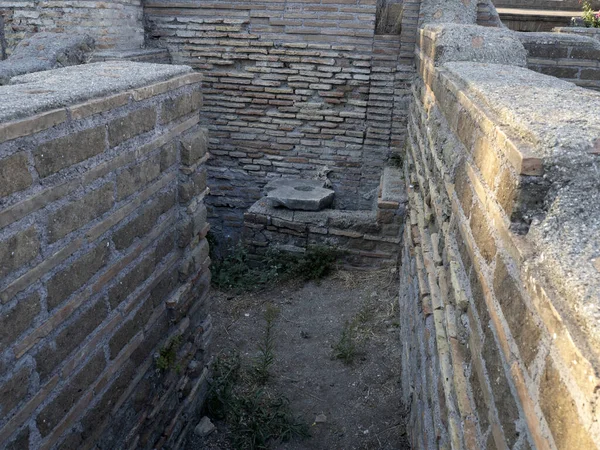 Antiche Rovine Del Sito Archeologico Ostia — Foto Stock