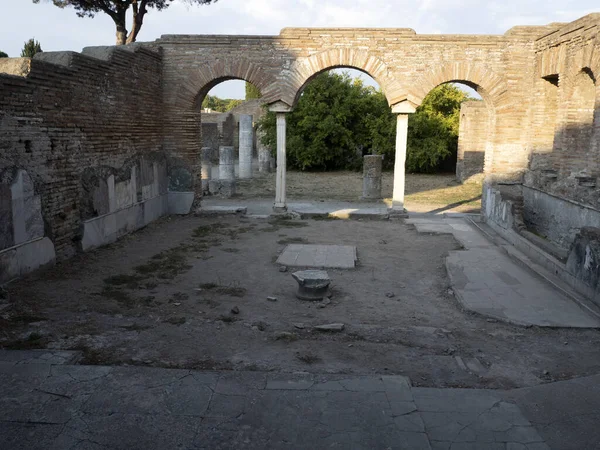 Oude Oude Ostia Archeologische Site Ruïnes — Stockfoto