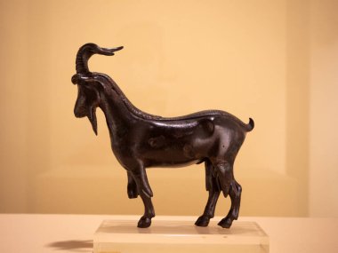 Bronz bakır antik Yunan heykeli keçi