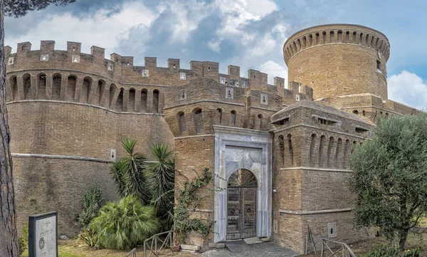 Antico Castello Ostia Fortezza Giulio Vista — Foto Stock
