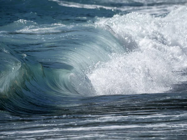 Морська Хвиля Березі Деталі — стокове фото
