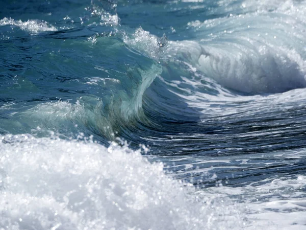 Морська Хвиля Березі Деталі — стокове фото