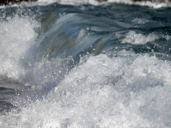 Meereswelle Ufer Detail — Stockfoto