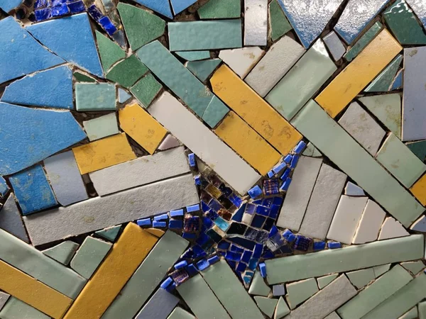 Ceramic Tile Wall Detail Mosaic — Stock Photo, Image