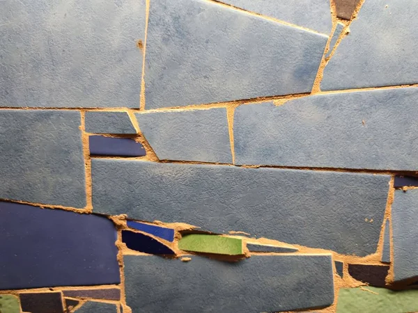 瓷砖墙体细节马赛克 — 图库照片