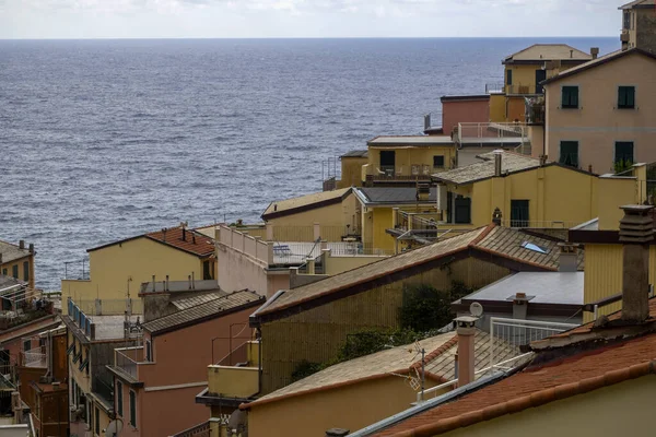 Riomaggiore Cinque Terre Picturesque Dorp Liguria Italië — Stockfoto