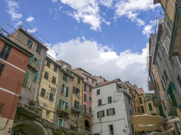 Riomaggiore Cinque Terre Pittoreska Byn Liguri Italy — Stockfoto