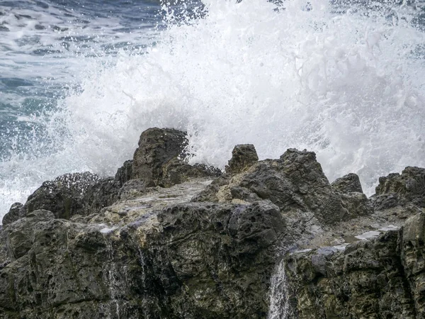 Riomaggiore Cinque Terre Pintoresco Pueblo Liguria Italia Acantilados Por Mar — Foto de Stock