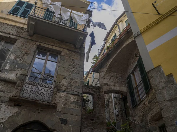 Manarola Cinque Terre Pictoresque Vesnice Liguria Italy — Stock fotografie